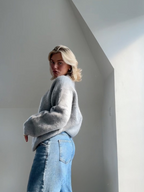R&B | weicher Mohair-Strickpullover