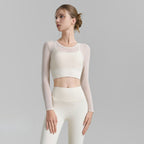 R&B | Fake zwei sexy Mesh-Yoga-Kleidung