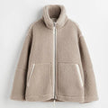 R&B | Flauschige Jacke Lässiger Moderner Stil Ideal für den Winter