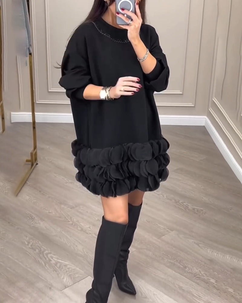 R&B | Kleid mit Patchwork Blütenblättern