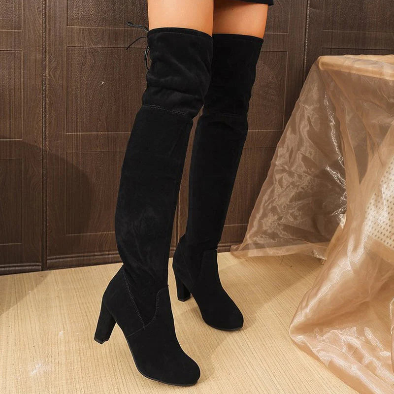 Modische Overknee-Stiefel mit femininer Silhouette R&B R&B