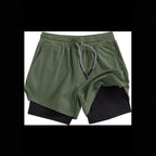 R&B | Atmungsaktive Doppel-Shorts für Männer