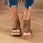 EB Sandalen Mit Keilabsatz