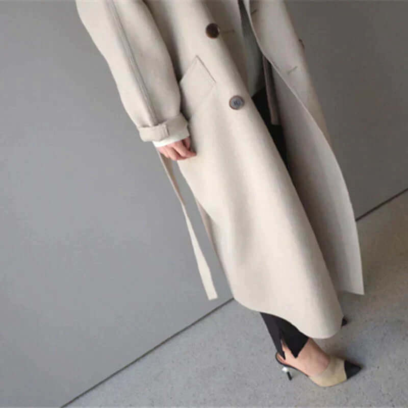R&B | Damen Oversized Gürtelmantel