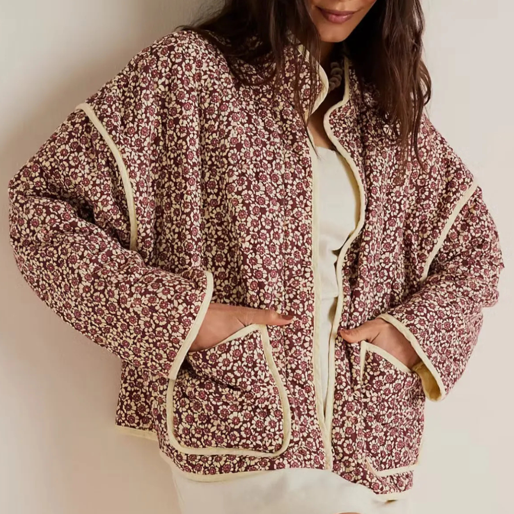 R&B | Blumen Herbstjacke für Damen