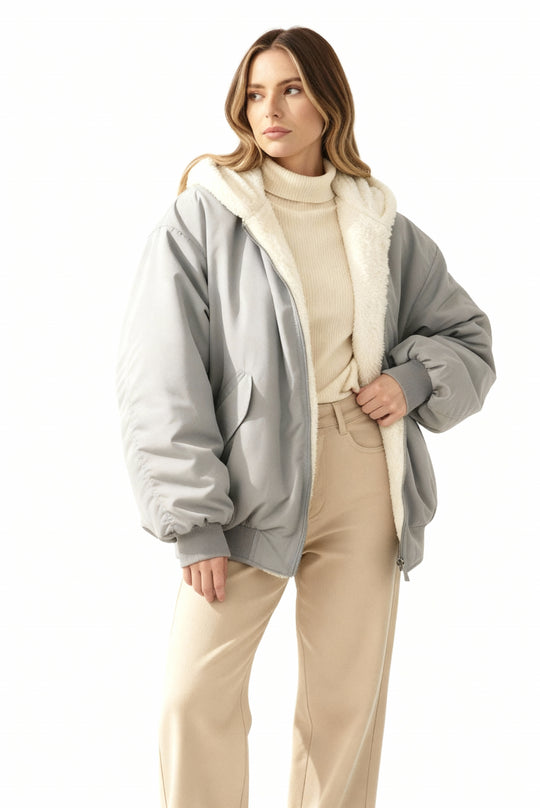 R&B | Bequeme Oversized Winterjacke