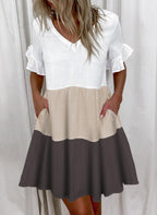 R&B | Pendelkleid mit V-Ausschnitt