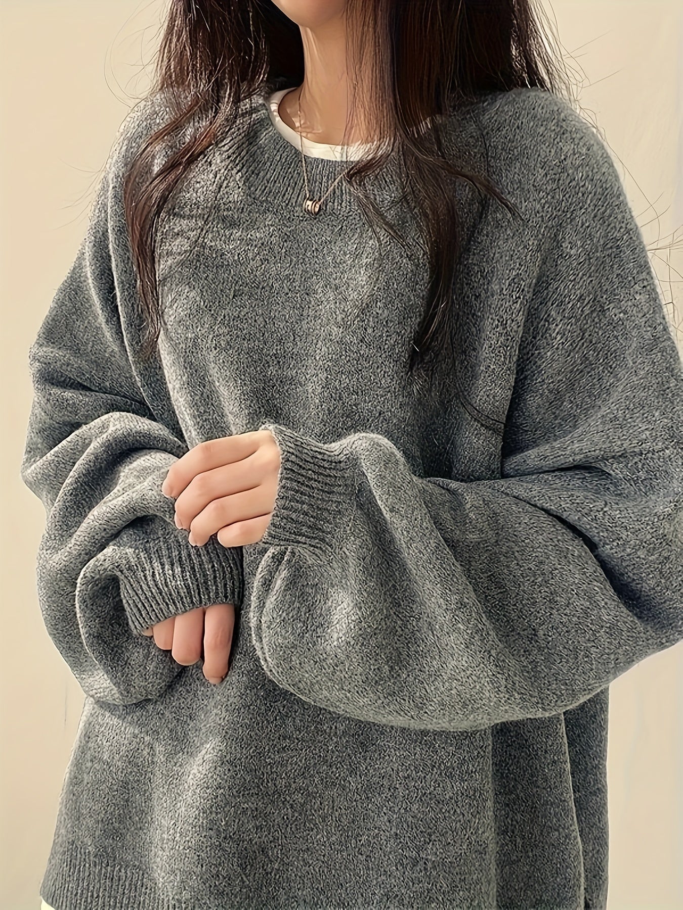 R&B | Lässiger Übergröße Pullover