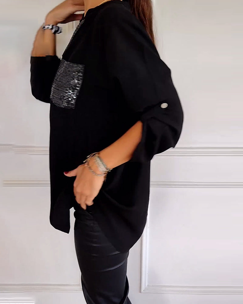 R&B | Stilvolle Bluse mit Glimmer Nicht Spezifiziert Elegant und Strahlend