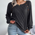 R&B | Zopfmuster Pullover mit Strukturmuster