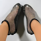 Andrea | Flache Schuhe mit Strassdekor für Frauen R&B