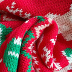 R&B | Weihnachtlicher Strickpullover Mit Schneeflockenmotiv