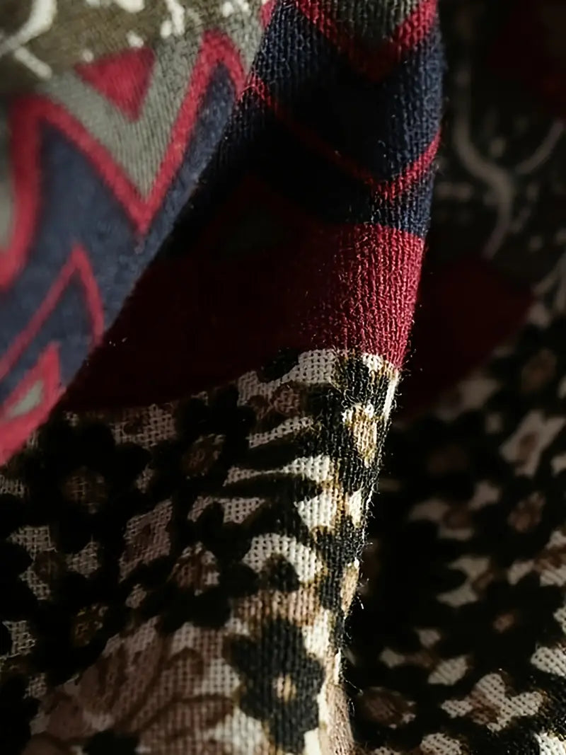 R&B | Retro Patchwork Winterjacke