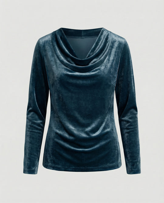 R&B | Top Aus Samt In Uni Farbe