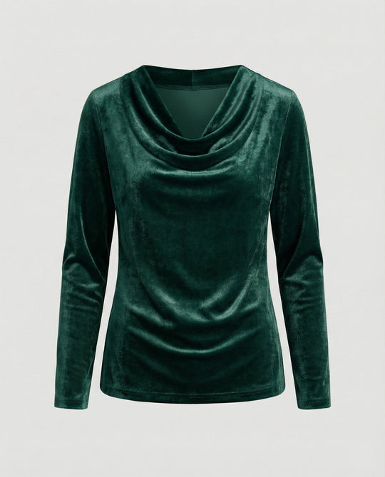 R&B | Top Aus Samt In Uni Farbe