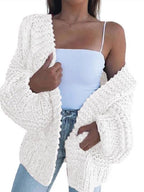 R&B | Chunky Strickcardigan Weich und Warm Trendiger Komfort