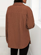 R&B | Weiche Cordjacke Polyester/baumwolle Stilvoller Komfort