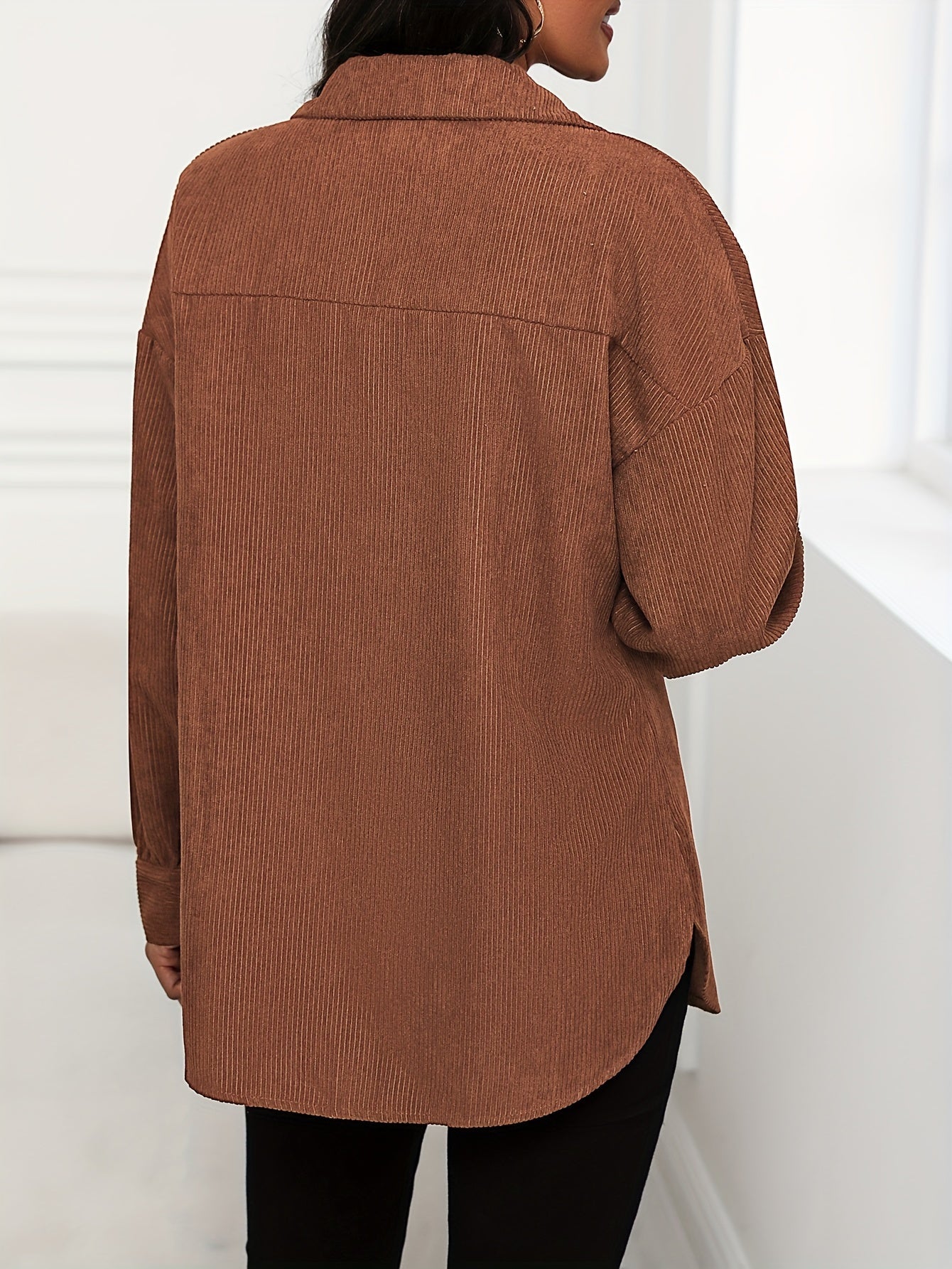 R&B | Weiche Cordjacke Polyester/baumwolle Stilvoller Komfort