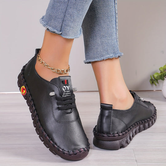 R&B | Bequeme Lederschuhe mit Runder Spitze