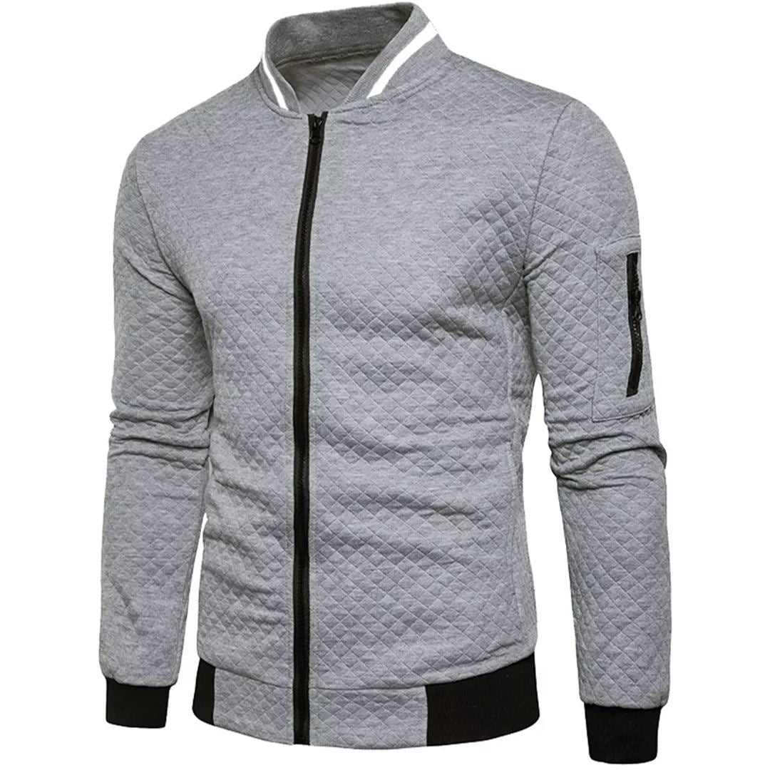 R&B | Jacquard Zip-Bomberjacke