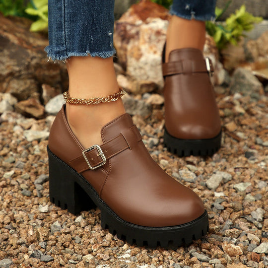Modische Ankle Boots mit Blockabsatz R&B R&B