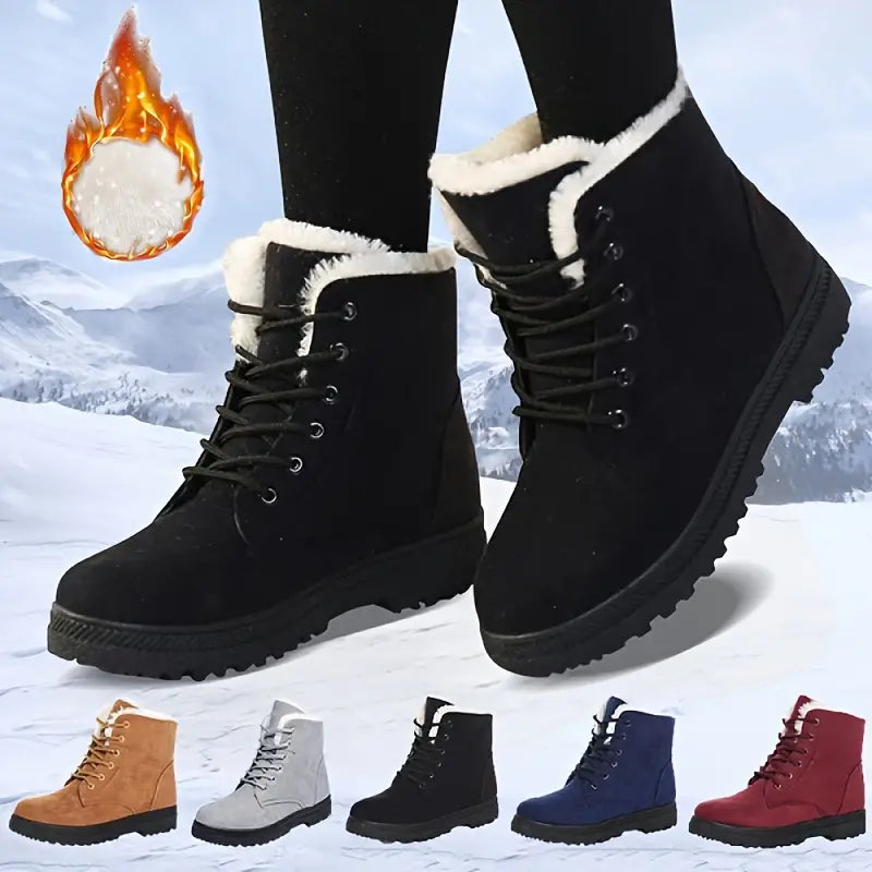 Stylische Schneestiefel mit Fellfutter R&B R&B