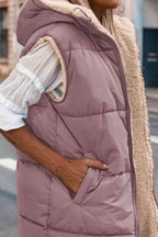 R&B | Zip-Up Longline Kapuzenweste