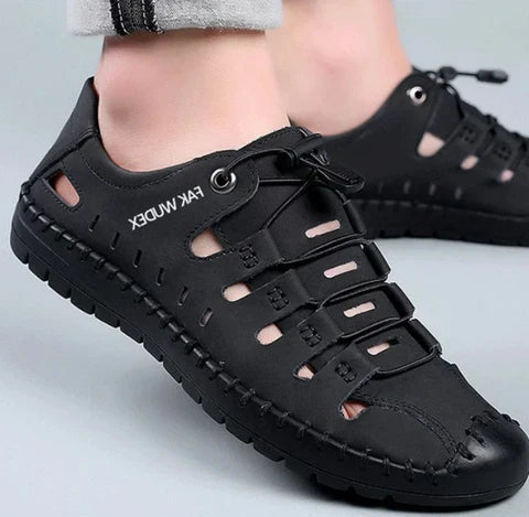 Outdoor Aviator Sandalen aus Leder mit gewickelter Zehe R&B R&B