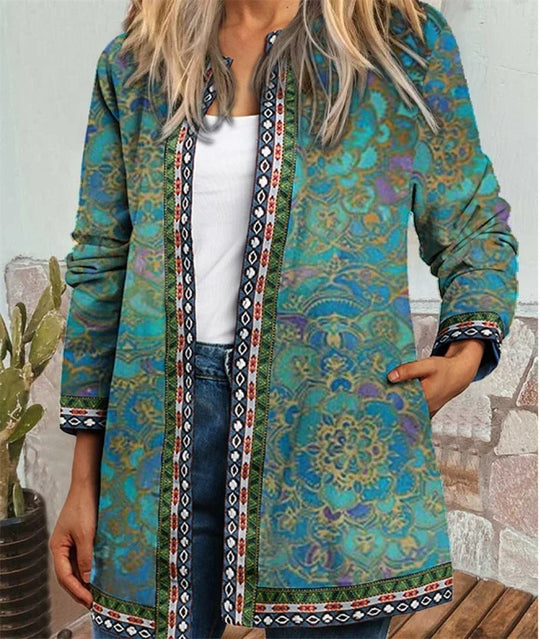 R&B | Boho Jacke mit Farbenfrohem Muster