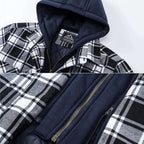 R&B | Herren Karierte Langarm Freizeitjacke