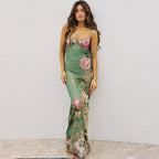 R&B | Schlankes Kleid mit Sling-Print