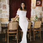 R&B | Kleid mit Blumenschulter