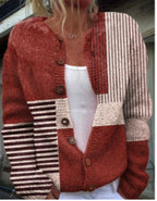 R&B | 3D Digital Gedruckte Strickjacke für Damen