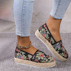 Vintage Plattform Slip-On Schuhe R&B