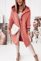 R&B | Strickjacke mit Kapuze Lockerer Schnitt Weich und Warm
