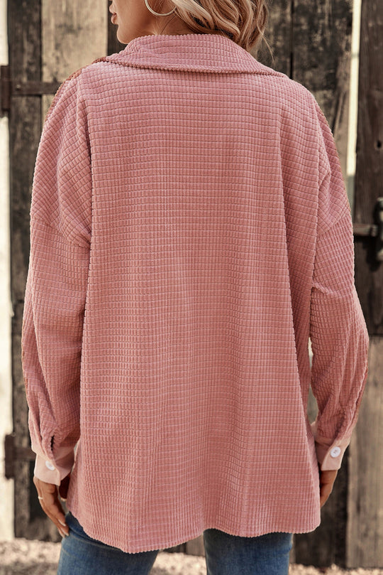 R&B | Shirtjacke Im Quilt-design Baumwollmischung Weich und Trendy