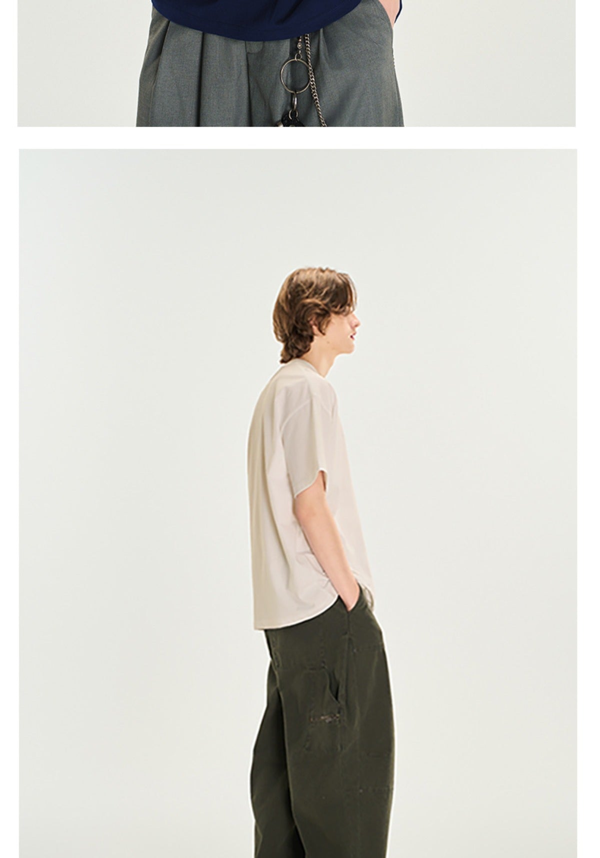 R&B | Kurzarm-T-Shirt aus Baumwolle
