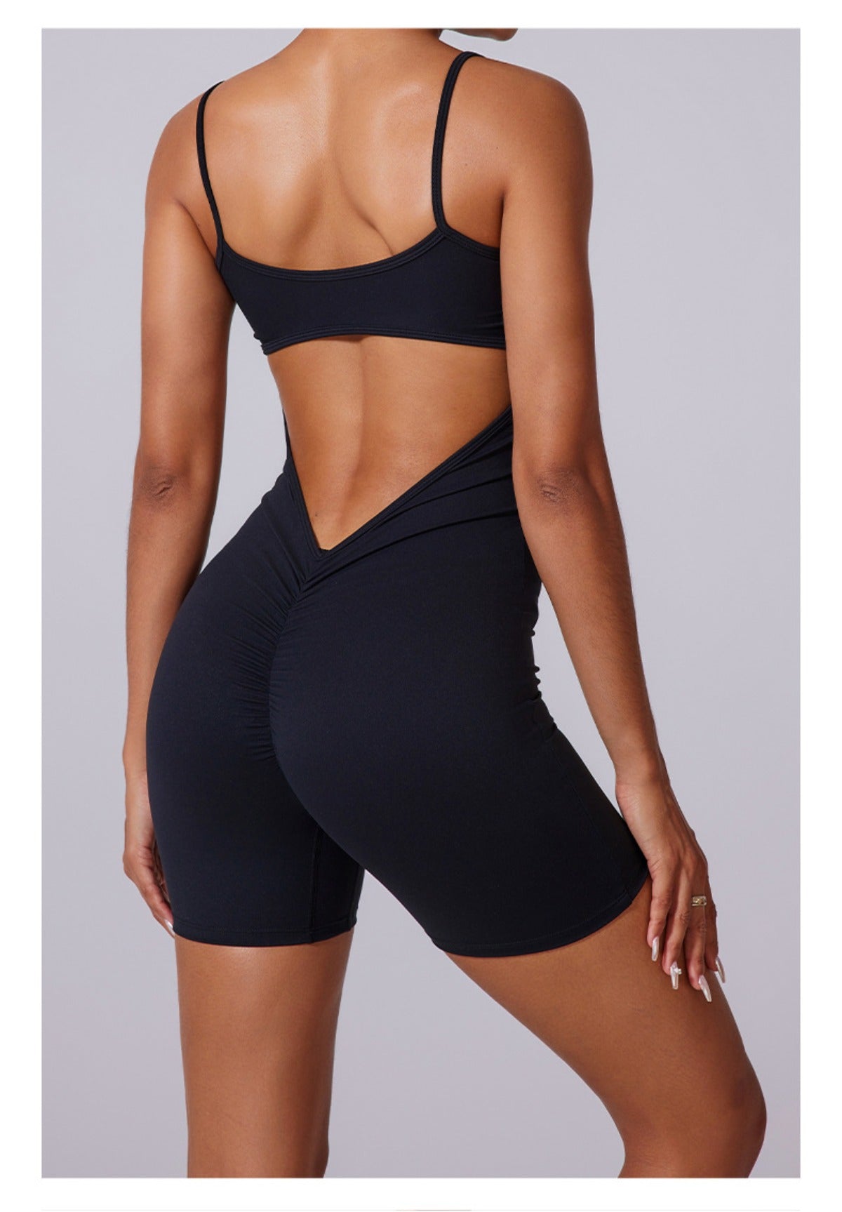 R&B | Schlanke Schulter Tank Yoga Strampler
