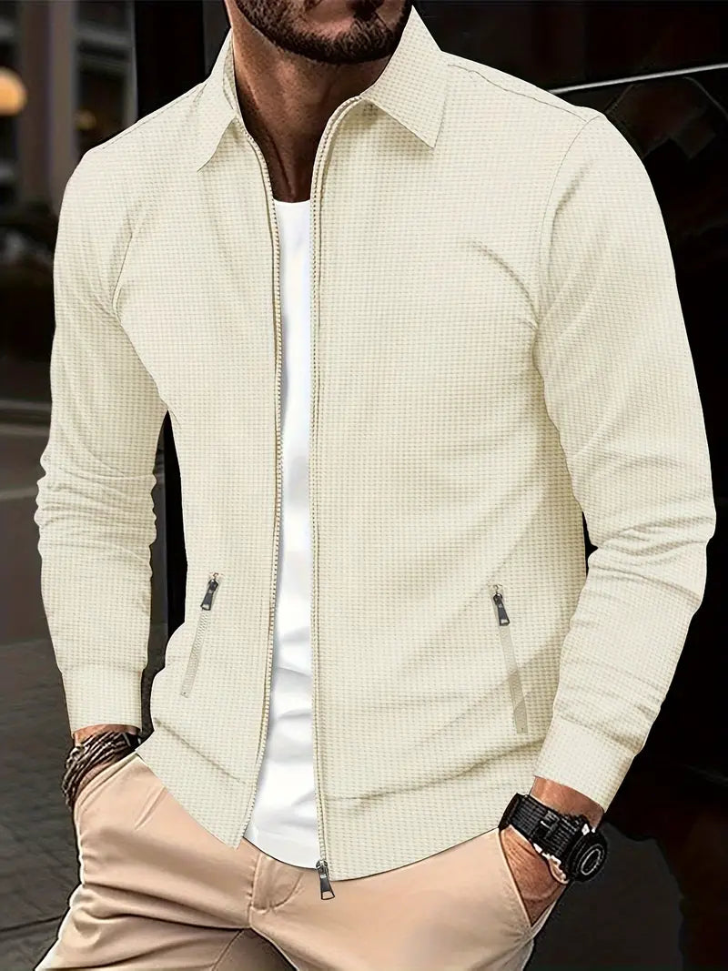 R&B | Stilvolle Herren Übergangsjacke mit Reißverschluss | vielseitig und modern
