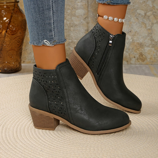 Damen-Stiefeletten aus Leder, orthopädisch & komfortabel R&B R&B