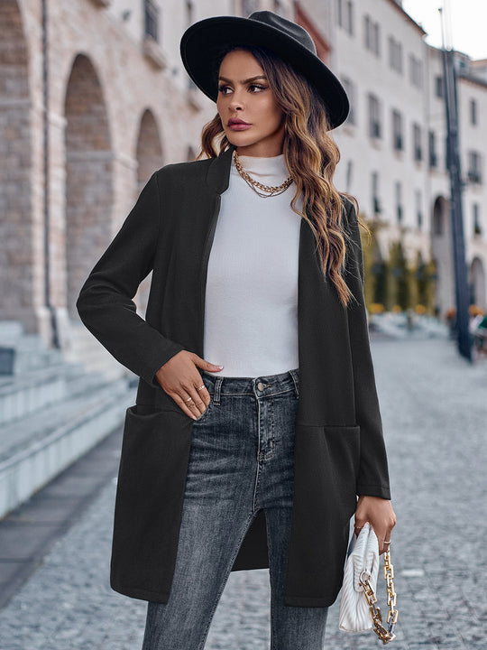 R&B | Offene Vorderseite Langarm Blazer