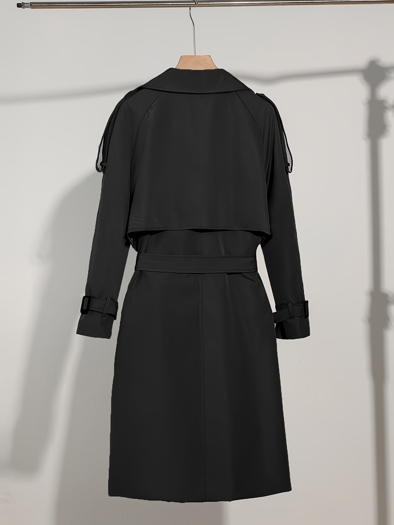 R&B | Mantel mit Gürtel-Design Casual Plus Size für Frauen Perfekt für lässige Tage