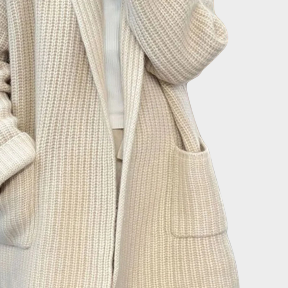 R&B | gestrickter Woll-Cardigan-Pullover