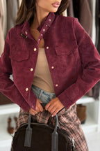 R&B | langärmelige Freizeitjacke mit Knöpfen