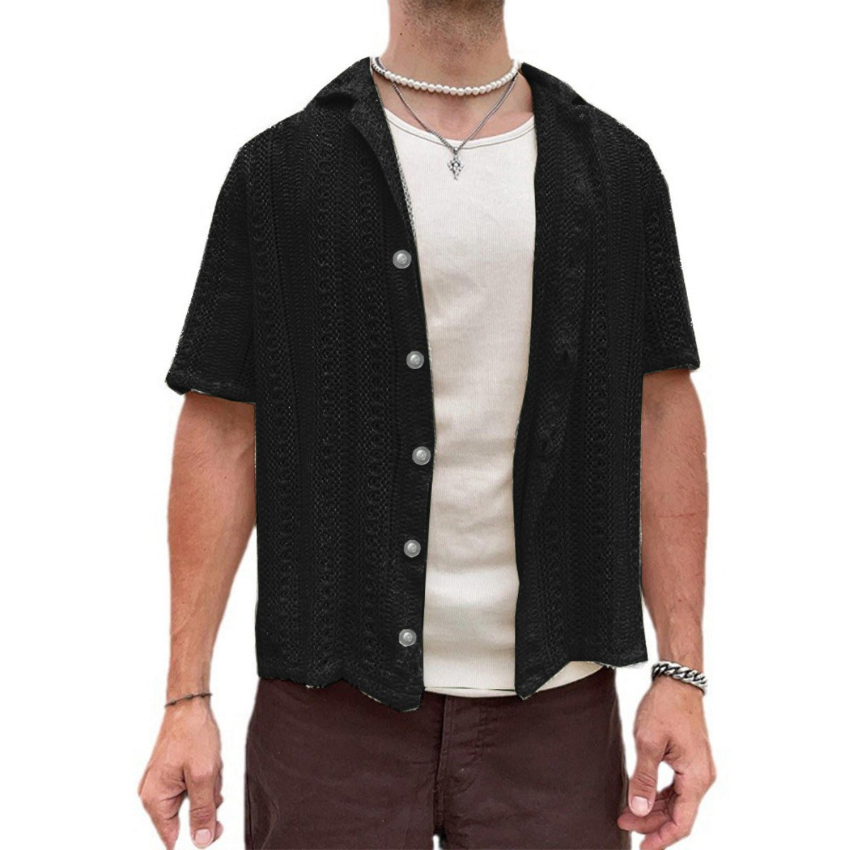 R&B | Strickjacke kurze Ärmel