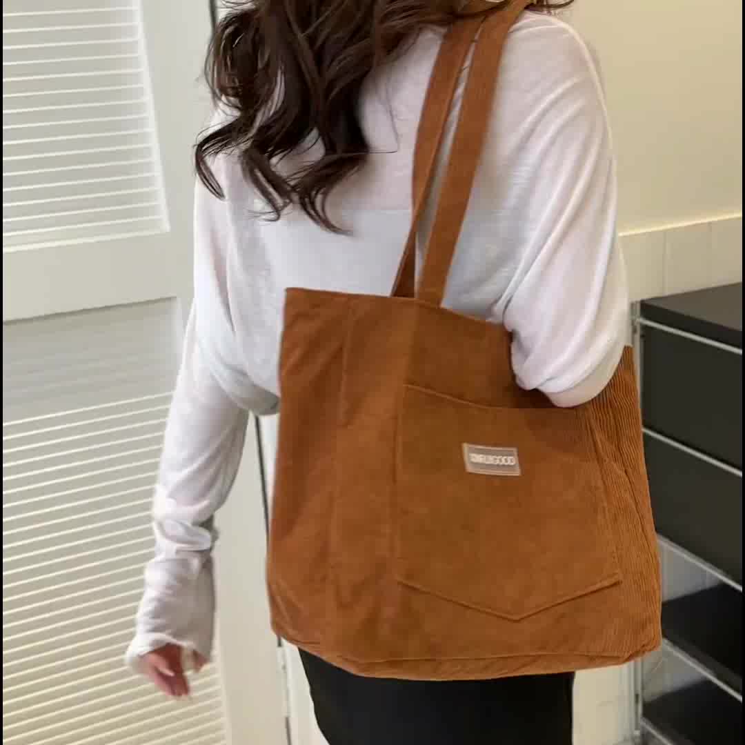 Elegante Damen Cordstoff Tasche | R&B
