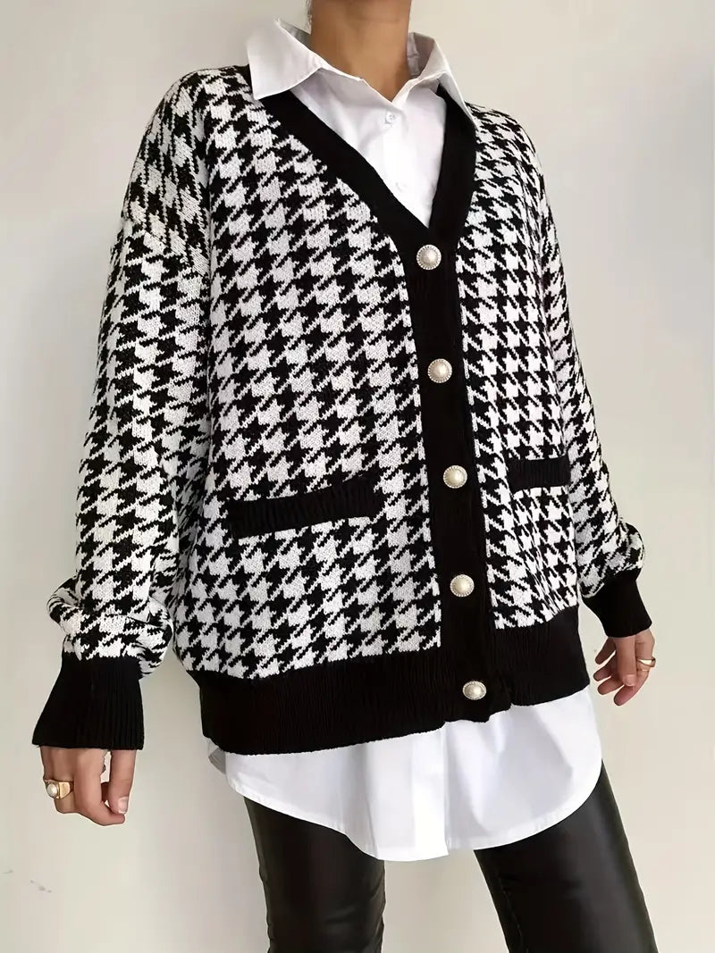 R&B | Strickjacke mit Knopfverschluss