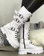 R&B | Stiefel Mit Reißverschluss Und Schnallen