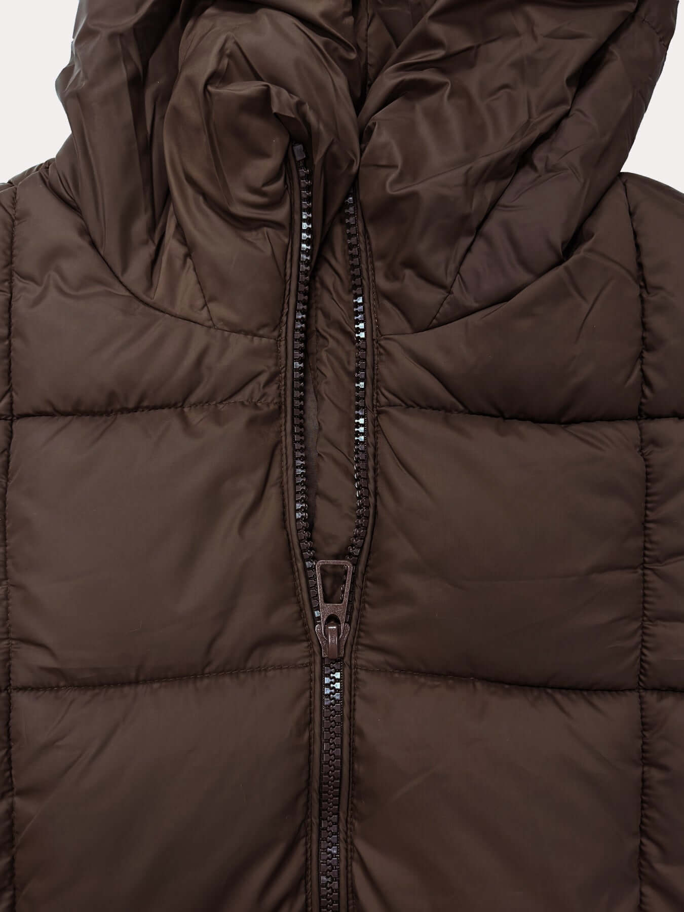 R&B | Frauen Lange Kapuzen-Winter-Pufferjacke