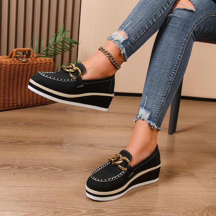 Orthopädische Slipper mit dicker Sohle und Ketten R&B R&B